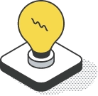 graphic of tech lightbulb